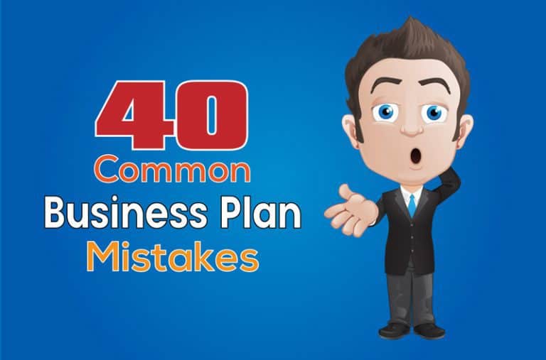 the common business plan mistakes